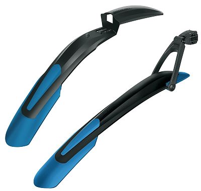 Превью  Комплект велосипедных крыльев SKS X-Blade + Shockblade 27.5"-29" Черный/Синий